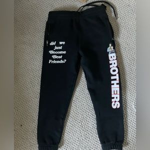 Brand new step brother sweatpants. Too small